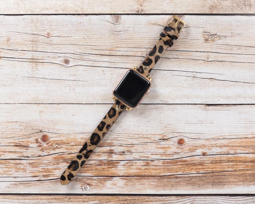 Apple Watch Uyumlu Deri̇ Kordon 38-40-41Mm Gt Leo1N