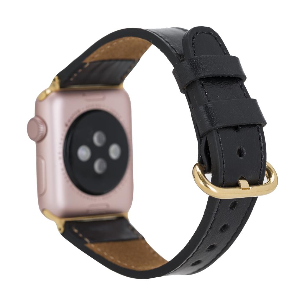 Apple Watch Uyumlu Deri̇ Kordon 38-40-41Mm Rom Rst1