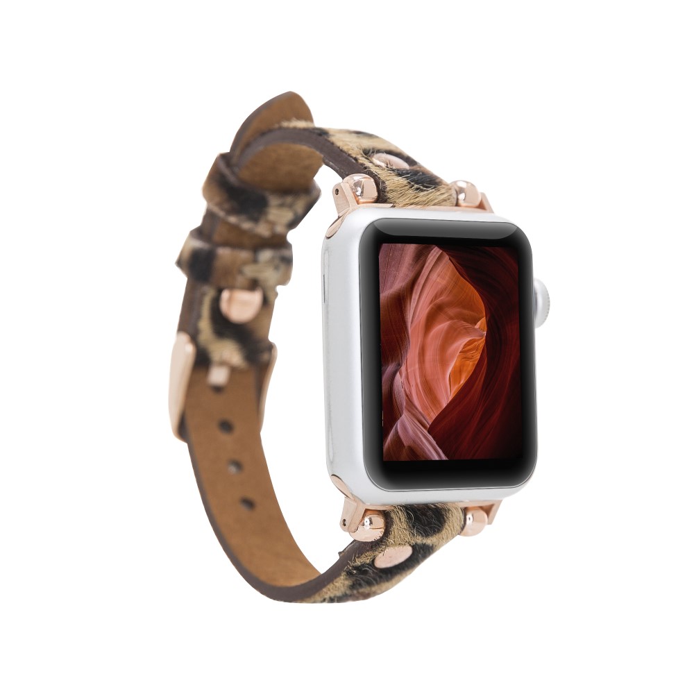 Apple Watch Uyumlu Deri̇ Kordon 38-40-41Mm Rt Leo1N