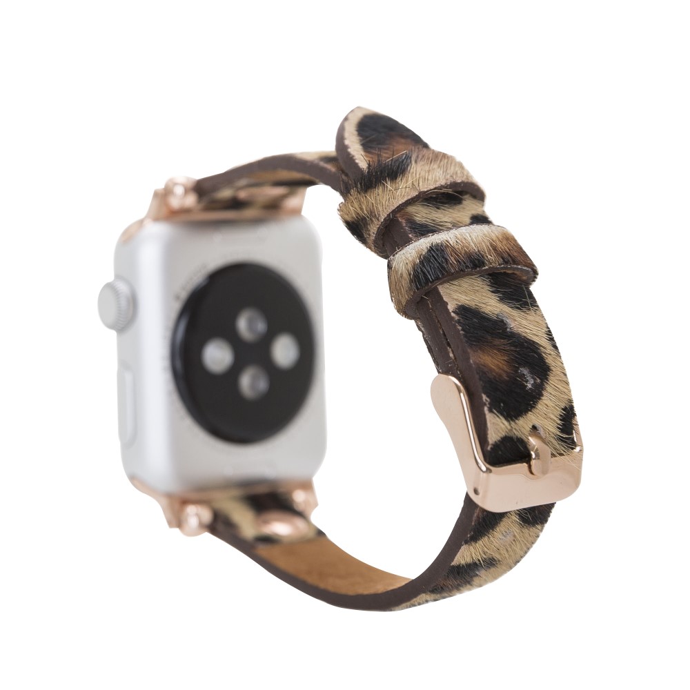 Apple Watch Uyumlu Deri̇ Kordon 38-40-41Mm Rt Leo1N