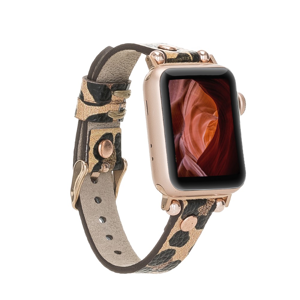 Apple Watch Uyumlu Deri̇ Kordon 38-40-41Mm Rt Leo2N