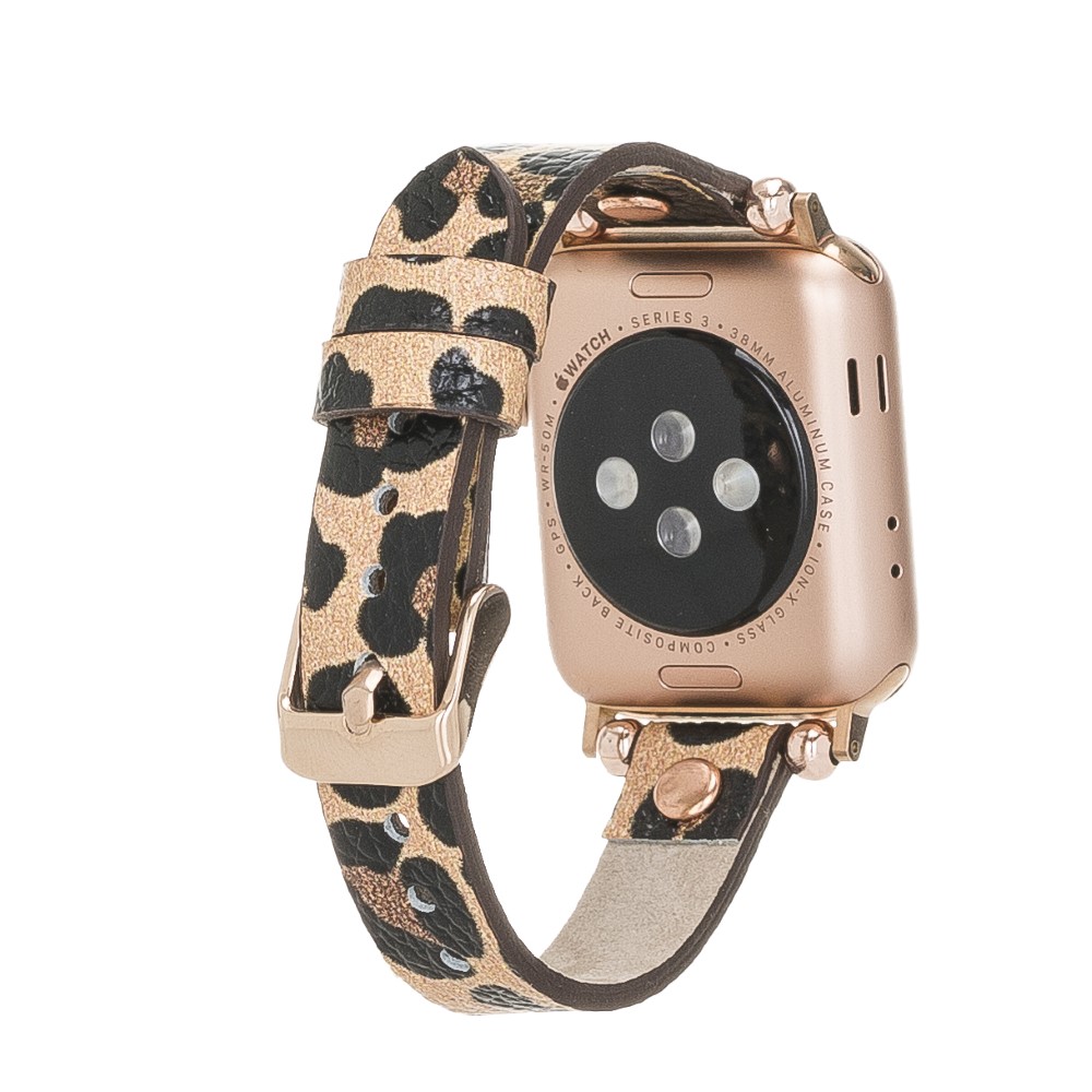 Apple Watch Uyumlu Deri̇ Kordon 38-40-41Mm Rt Leo2N