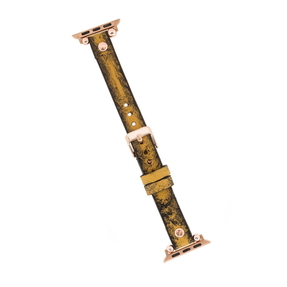 Apple Watch Uyumlu Deri̇ Kordon 38-40-41Mm Rt V24Sef