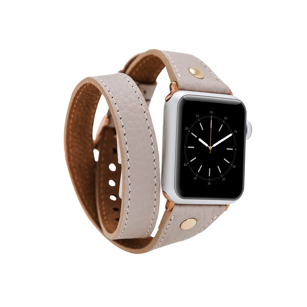 Apple Watch Uyumlu Deri̇ Kordon 38-40-41Mm Sli̇m Dtgt Erc3