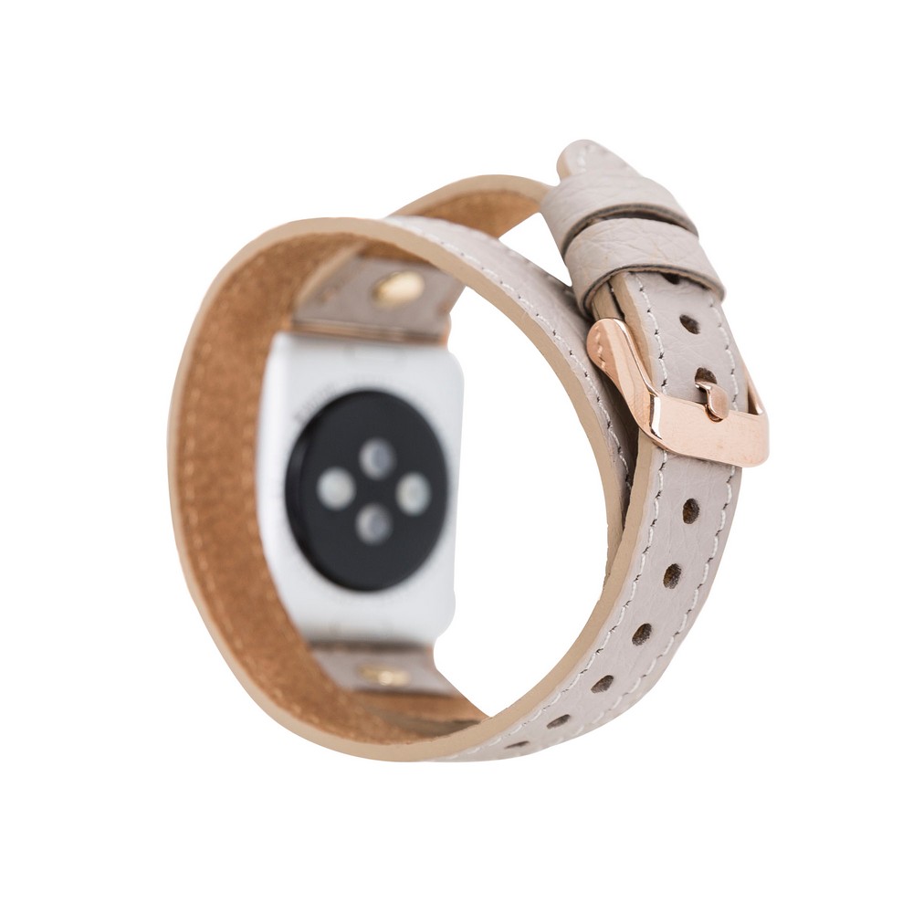 Apple Watch Uyumlu Deri̇ Kordon 38-40-41Mm Sli̇m Dtgt Erc3