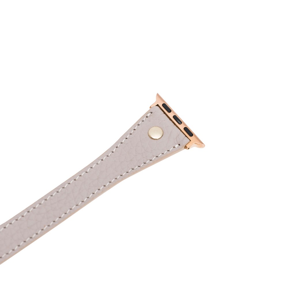 Apple Watch Uyumlu Deri̇ Kordon 38-40-41Mm Sli̇m Dtgt Erc3