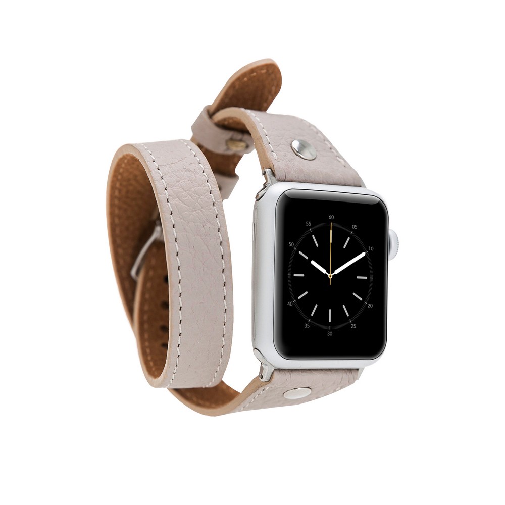 Apple Watch Uyumlu Deri̇ Kordon 38-40-41Mm Sli̇m Dtst Erc3