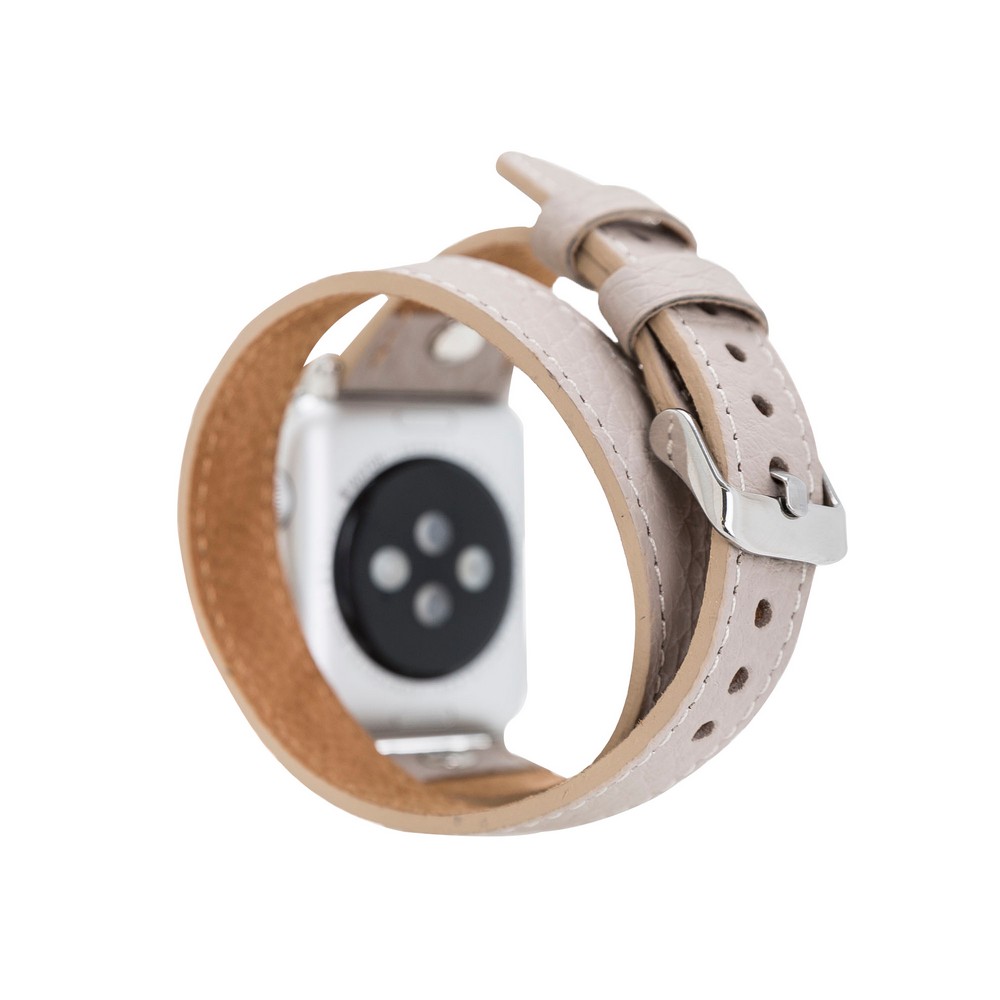 Apple Watch Uyumlu Deri̇ Kordon 38-40-41Mm Sli̇m Dtst Erc3