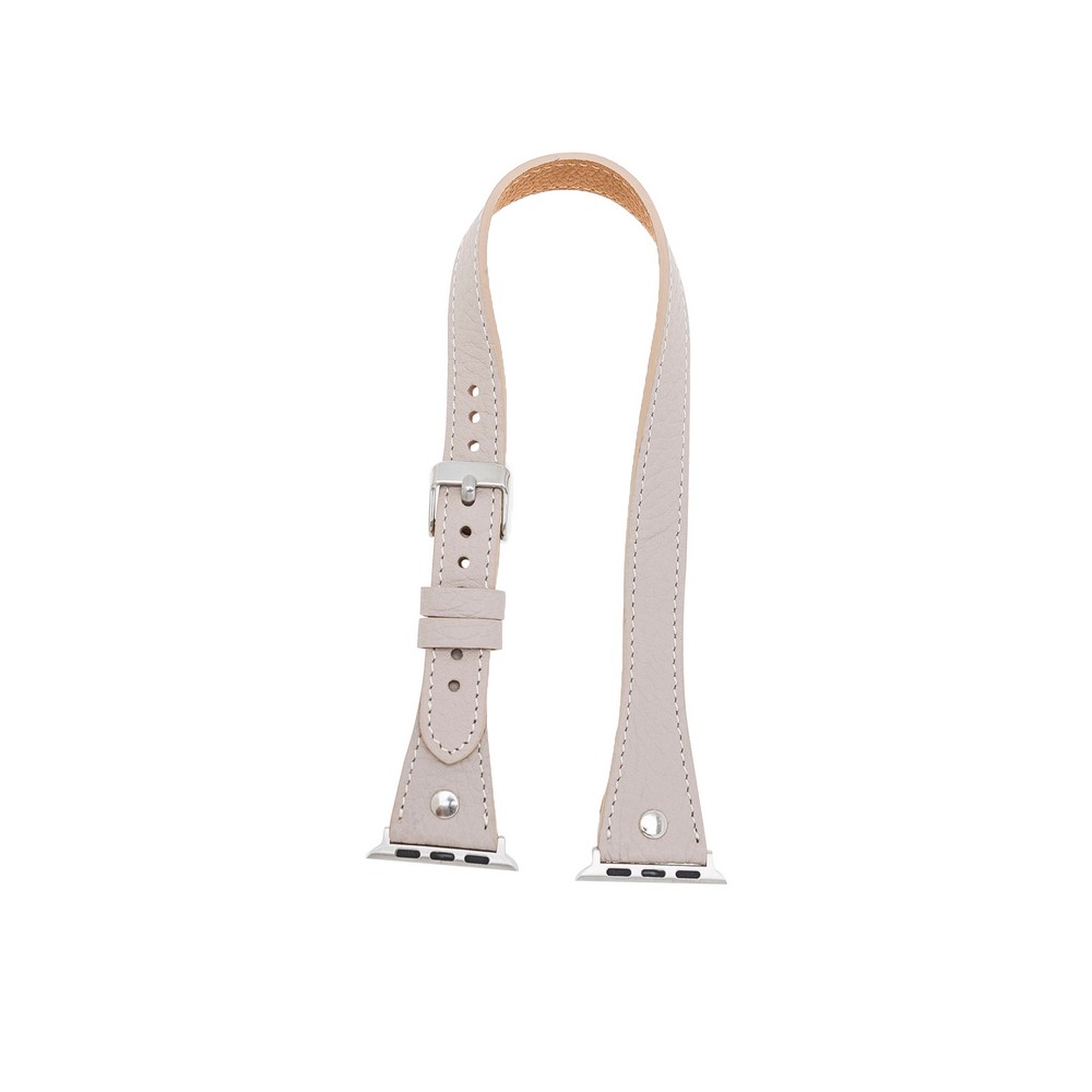 Apple Watch Uyumlu Deri̇ Kordon 38-40-41Mm Sli̇m Dtst Erc3