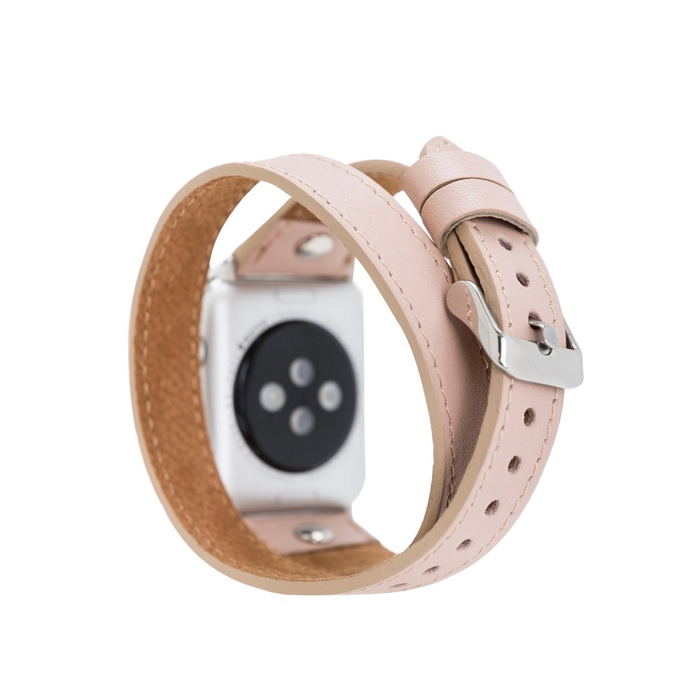 Apple Watch Uyumlu Deri̇ Kordon 38-40-41Mm Sli̇m Dtst Nu1