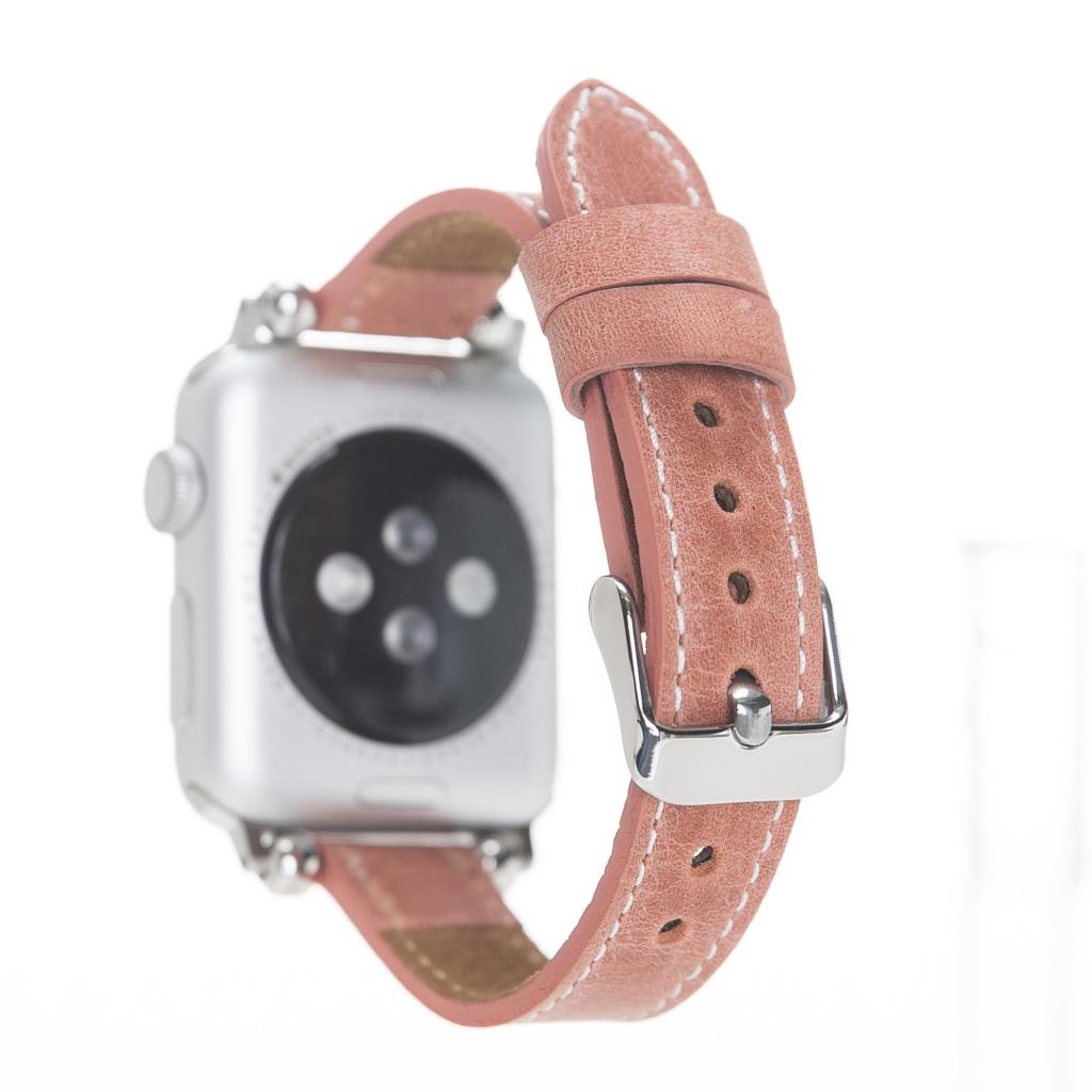 Apple Watch Uyumlu Deri̇ Kordon 38-40-41Mm Sli̇m G17