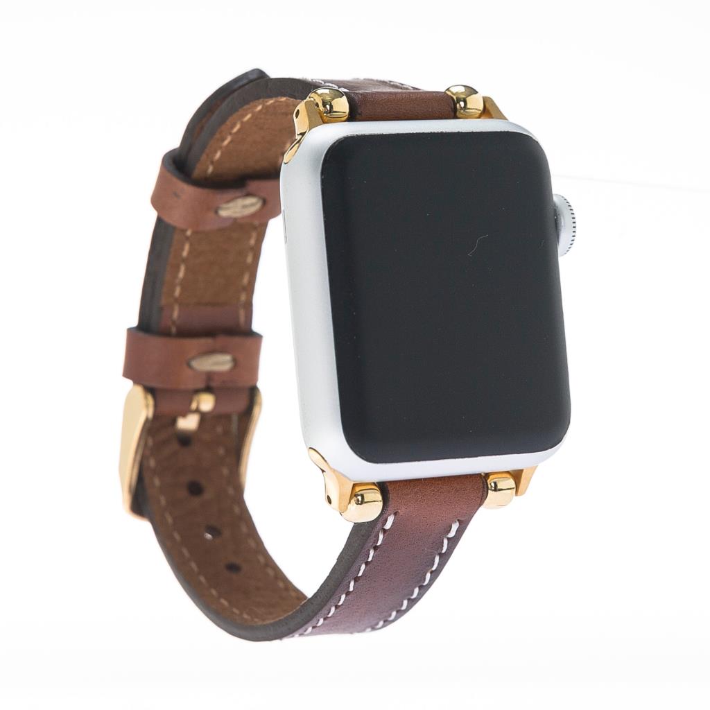 Apple Watch Uyumlu Deri̇ Kordon 38-40-41Mm Sli̇m Rst2Ef