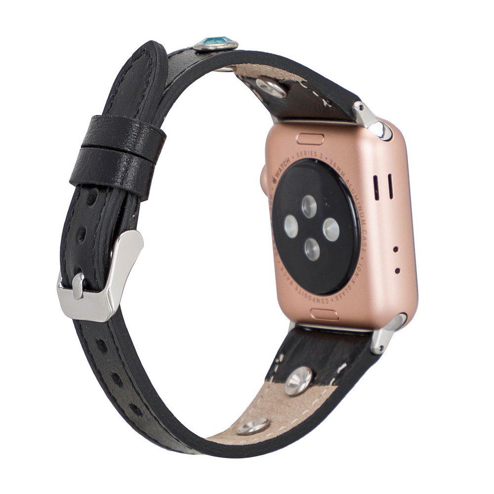 Apple Watch Uyumlu Deri̇ Kordon 38-40-41Mm Sli̇m Tr Rst1