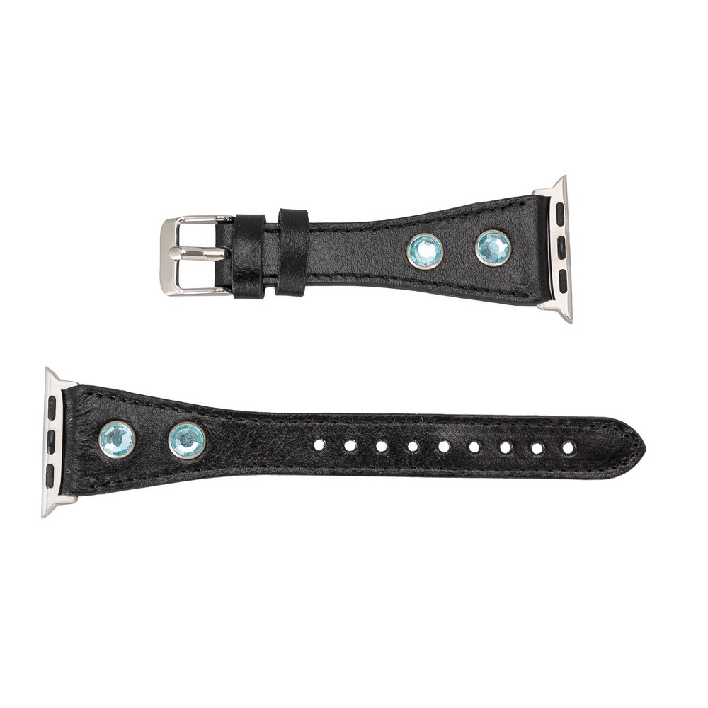 Apple Watch Uyumlu Deri̇ Kordon 38-40-41Mm Sli̇m Tr Rst1