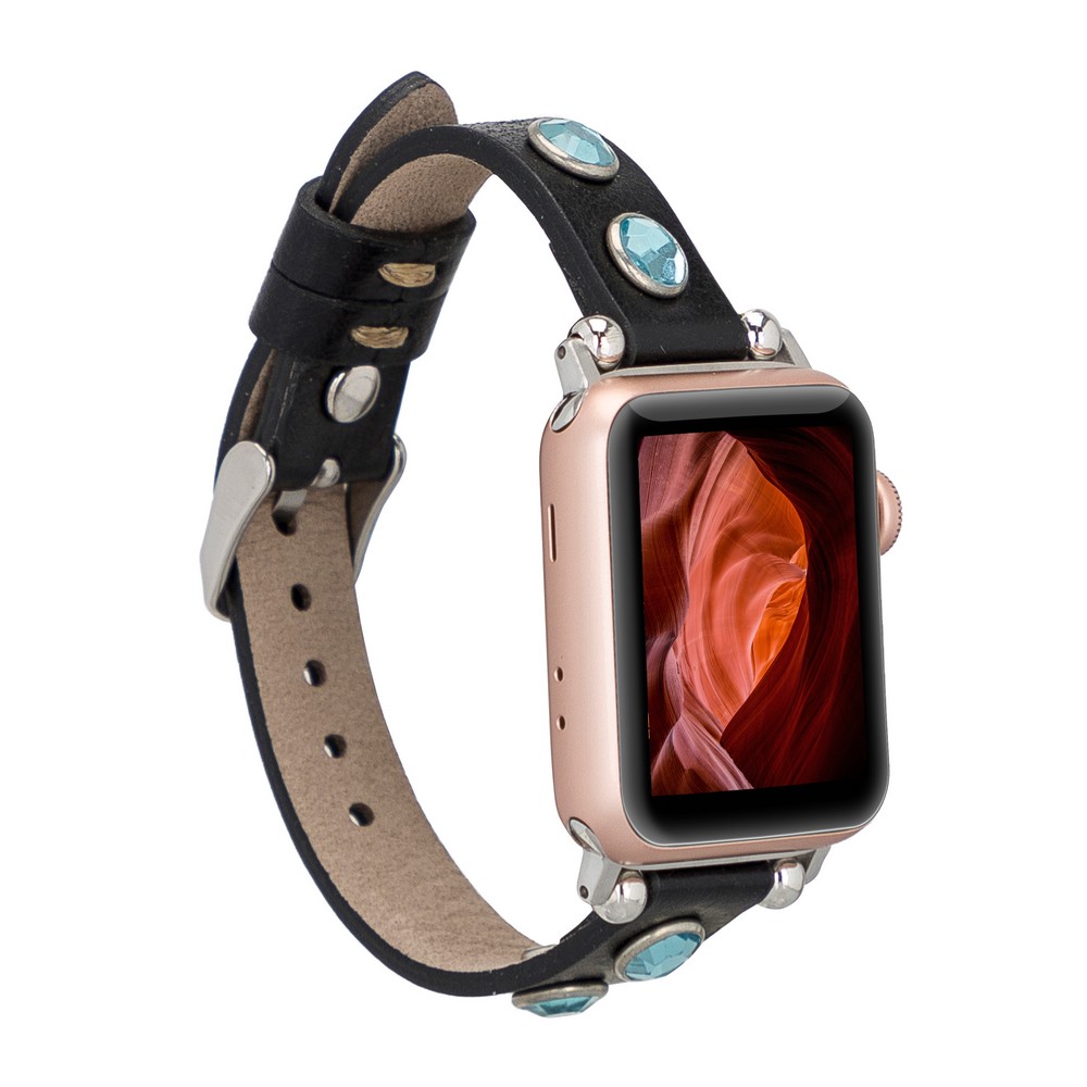 Apple Watch Uyumlu Deri̇ Kordon 38-40-41Mm Tr Rst1