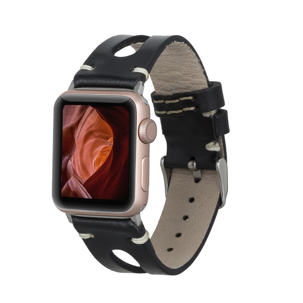 Apple Watch Uyumlu Deri̇ Kordon 42-44-45Mm 42Ba2 Rst1