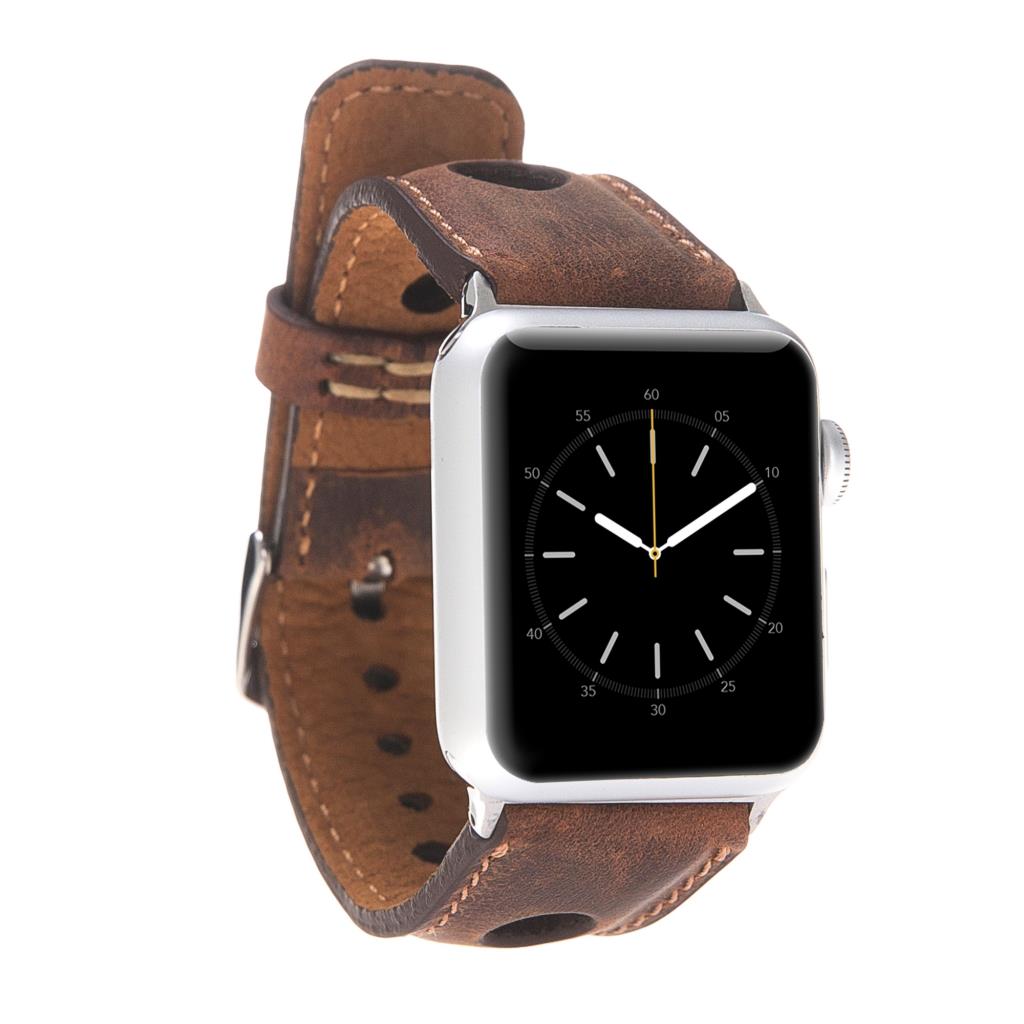 Apple Watch Uyumlu Deri̇ Kordon 42-44-45Mm Ark G2
