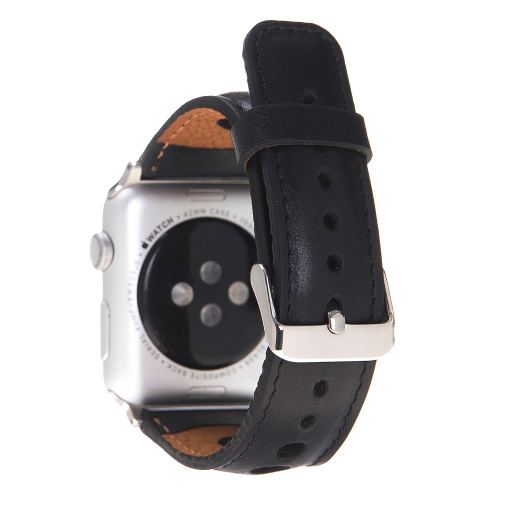 Apple Watch Uyumlu Deri̇ Kordon 42-44-45Mm Ark Rst1