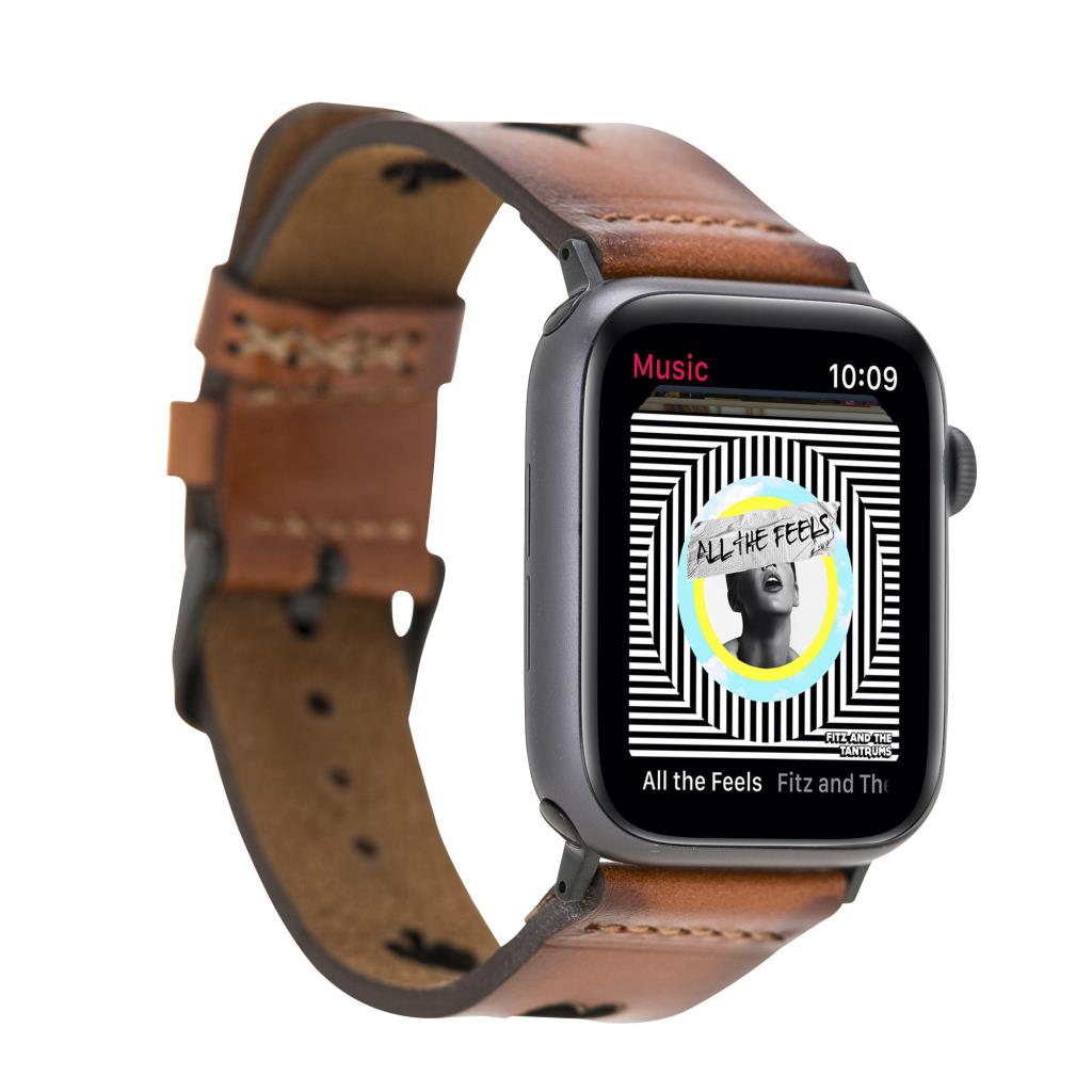 Apple Watch Uyumlu Deri̇ Kordon 42-44-45Mm Avesta Rst2Ef