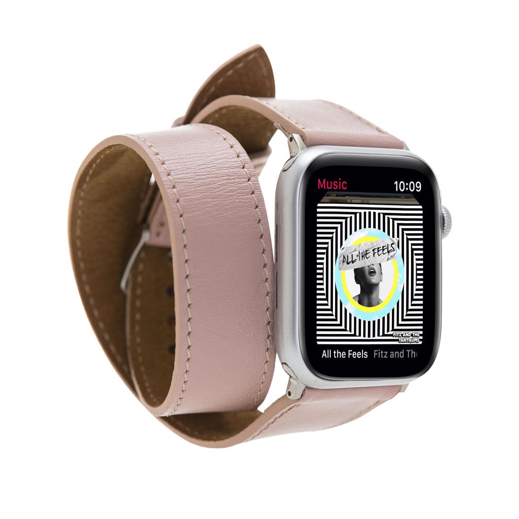 Apple Watch Uyumlu Deri̇ Kordon 42-44-45Mm Dt Nu2