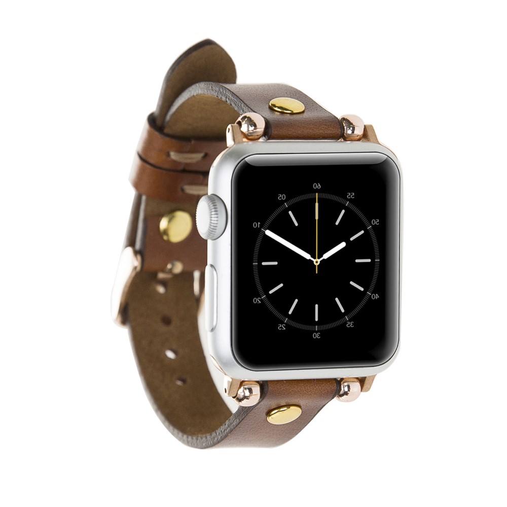 Apple Watch Uyumlu Deri̇ Kordon 42-44-45Mm Ferro Gt Rst2E