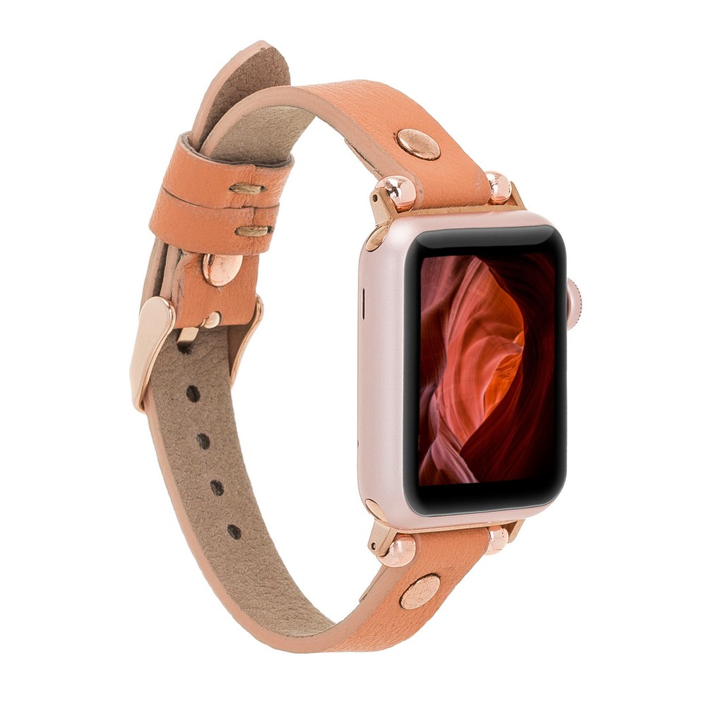 Apple Watch Uyumlu Deri̇ Kordon 42-44-45Mm Ferro Rt Nu3
