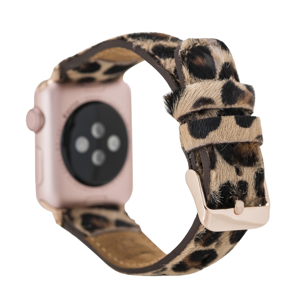 Apple Watch Uyumlu Deri̇ Kordon 42-44-45Mm Leo1N