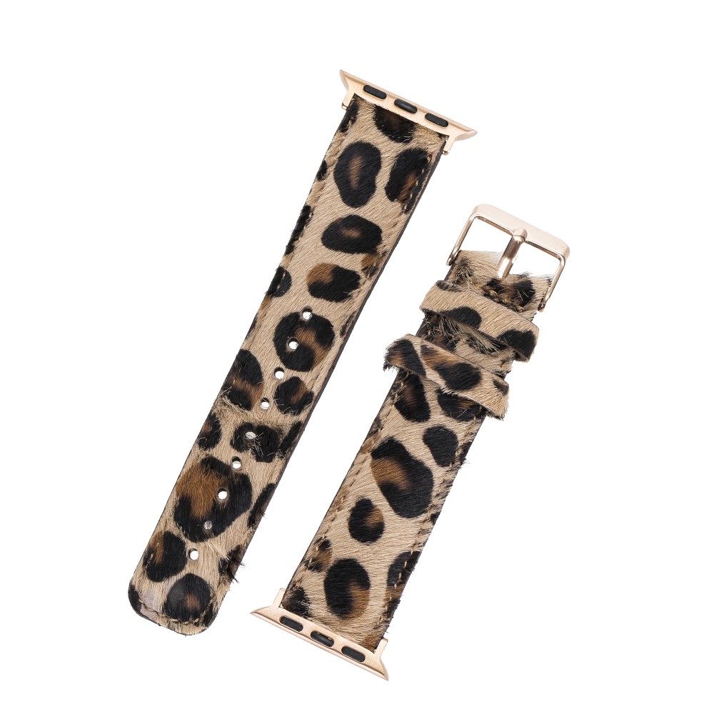 Apple Watch Uyumlu Deri̇ Kordon 42-44-45Mm Leo1N