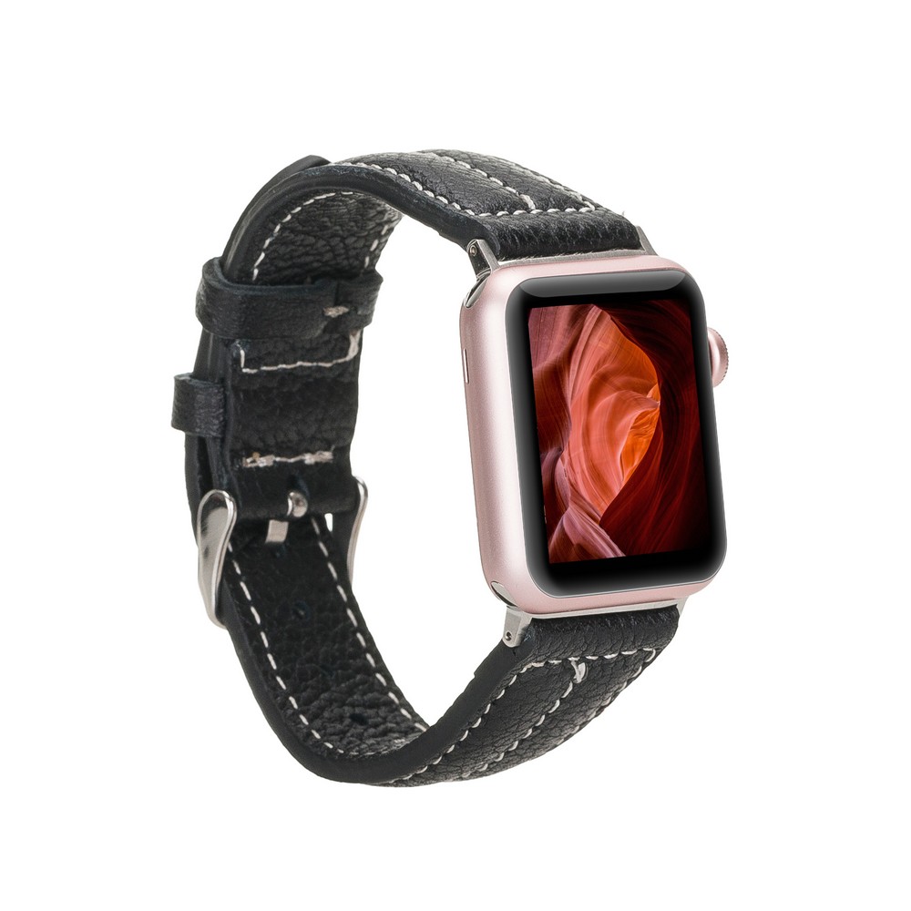 Apple Watch Uyumlu Deri̇ Kordon 42-44-45Mm Nm3 As5