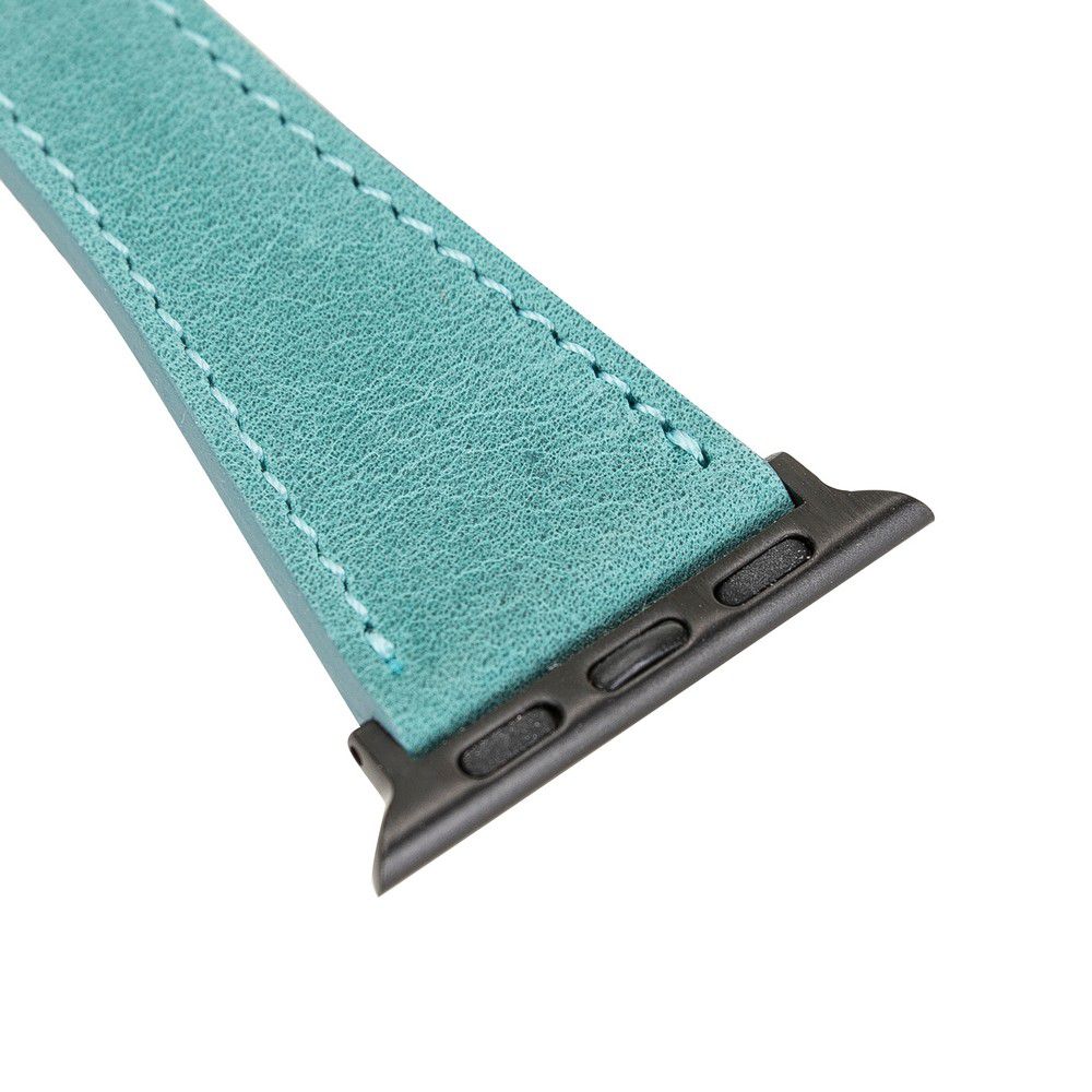 Apple Watch Uyumlu Deri̇ Kordon 42-44-45Mm Sli̇m Cz12