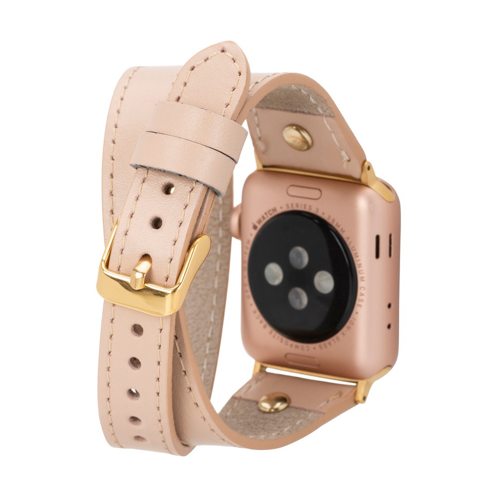Apple Watch Uyumlu Deri̇ Kordon 42-44-45Mm Sli̇m Dt Gt Nu1