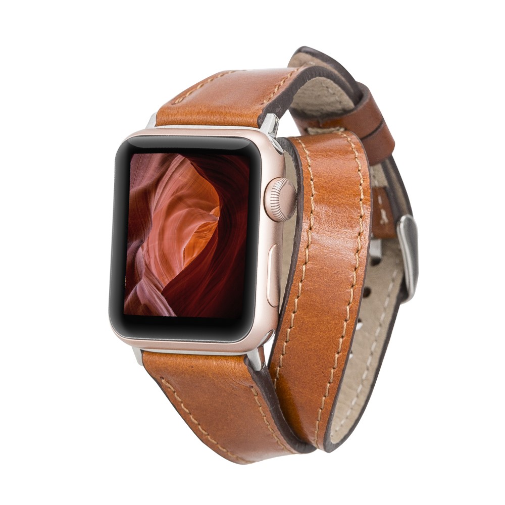 Apple Watch Uyumlu Deri̇ Kordon 42-44-45Mm Sli̇m Dt Qua