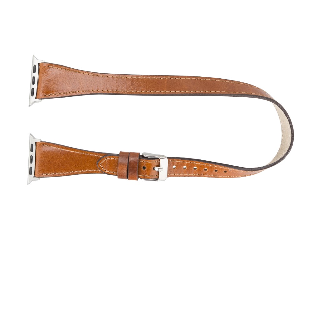 Apple Watch Uyumlu Deri̇ Kordon 42-44-45Mm Sli̇m Dt Qua