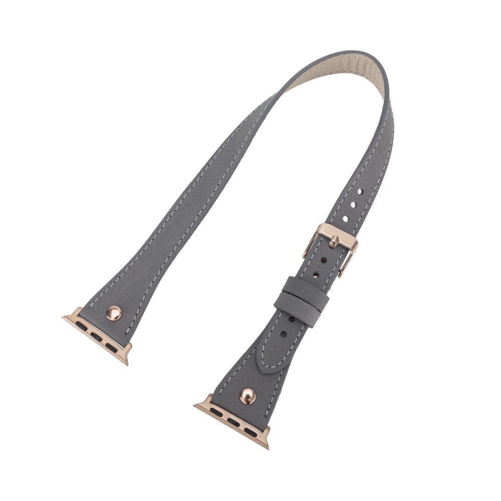 Apple Watch Uyumlu Deri̇ Kordon 42-44-45Mm Sli̇m Dt Rgrst9