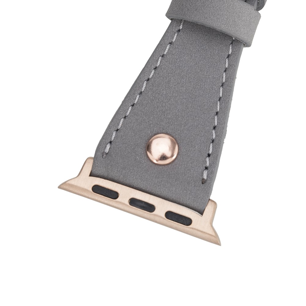 Apple Watch Uyumlu Deri̇ Kordon 42-44-45Mm Sli̇m Dt Rgrst9