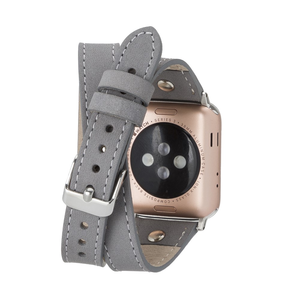 Apple Watch Uyumlu Deri̇ Kordon 42-44-45Mm Sli̇m Dt Strst9