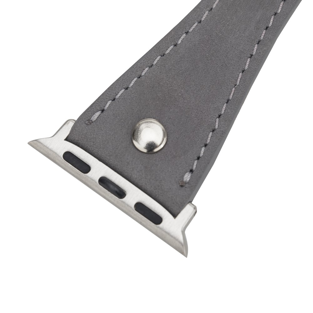 Apple Watch Uyumlu Deri̇ Kordon 42-44-45Mm Sli̇m Dt Strst9