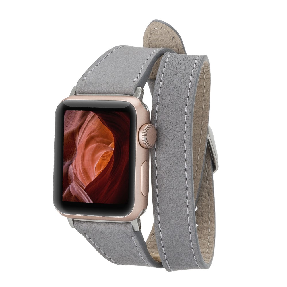 Apple Watch Uyumlu Deri̇ Kordon 42-44-45Mm Sli̇m Dtquarst9