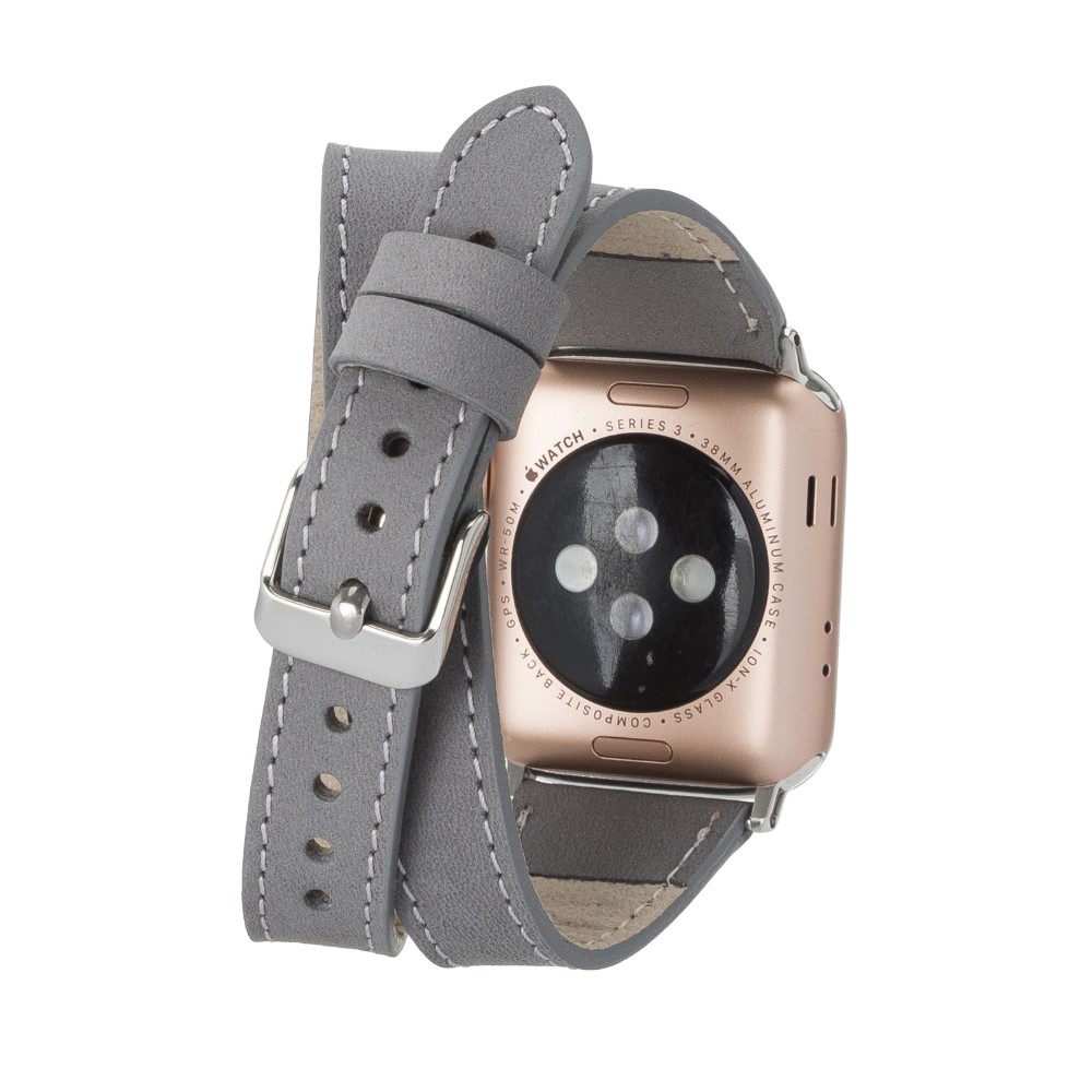 Apple Watch Uyumlu Deri̇ Kordon 42-44-45Mm Sli̇m Dtquarst9