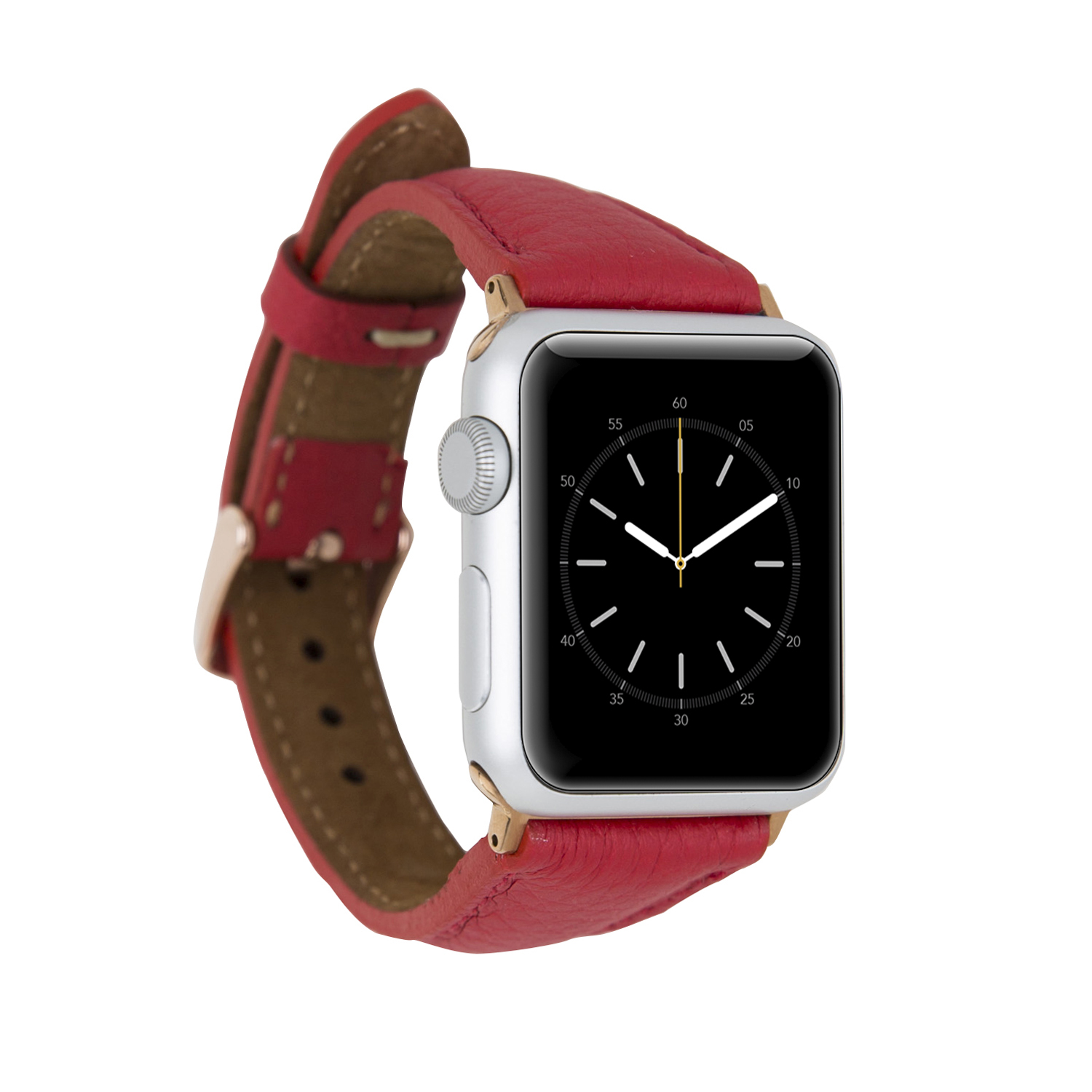 Apple Watch Uyumlu Deri̇ Kordon 42-44-45Mm Sli̇m Erc2