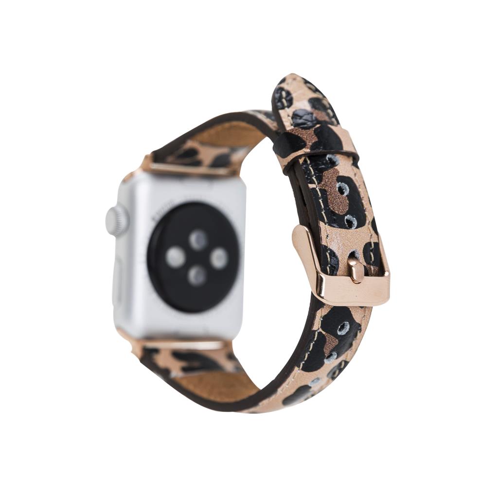 Apple Watch Uyumlu Deri̇ Kordon 42-44-45Mm Sli̇m Le02N