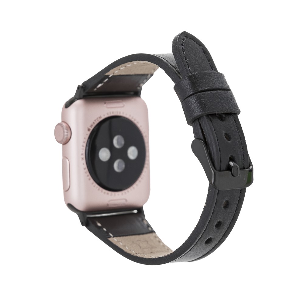 Apple Watch Uyumlu Deri̇ Kordon 42-44-45Mm Sli̇m Rst1