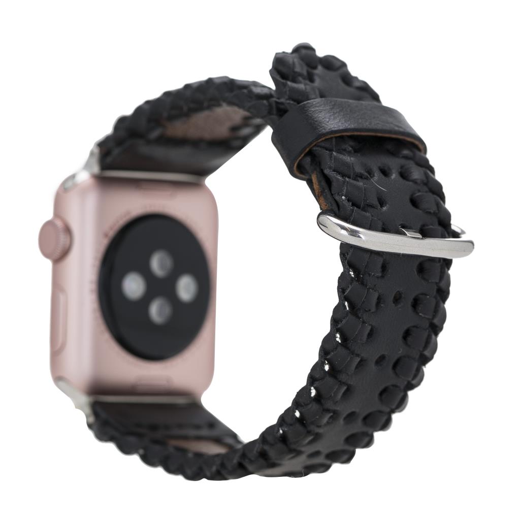 Apple Watch Uyumlu Deri̇ Kordon 42-44-45Mm Sm43 Rst1