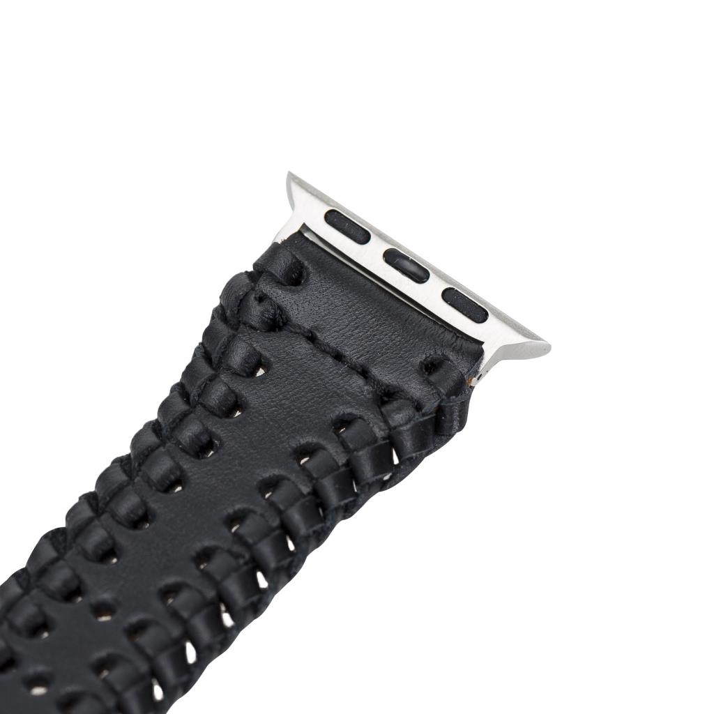 Apple Watch Uyumlu Deri̇ Kordon 42-44-45Mm Sm43 Rst1