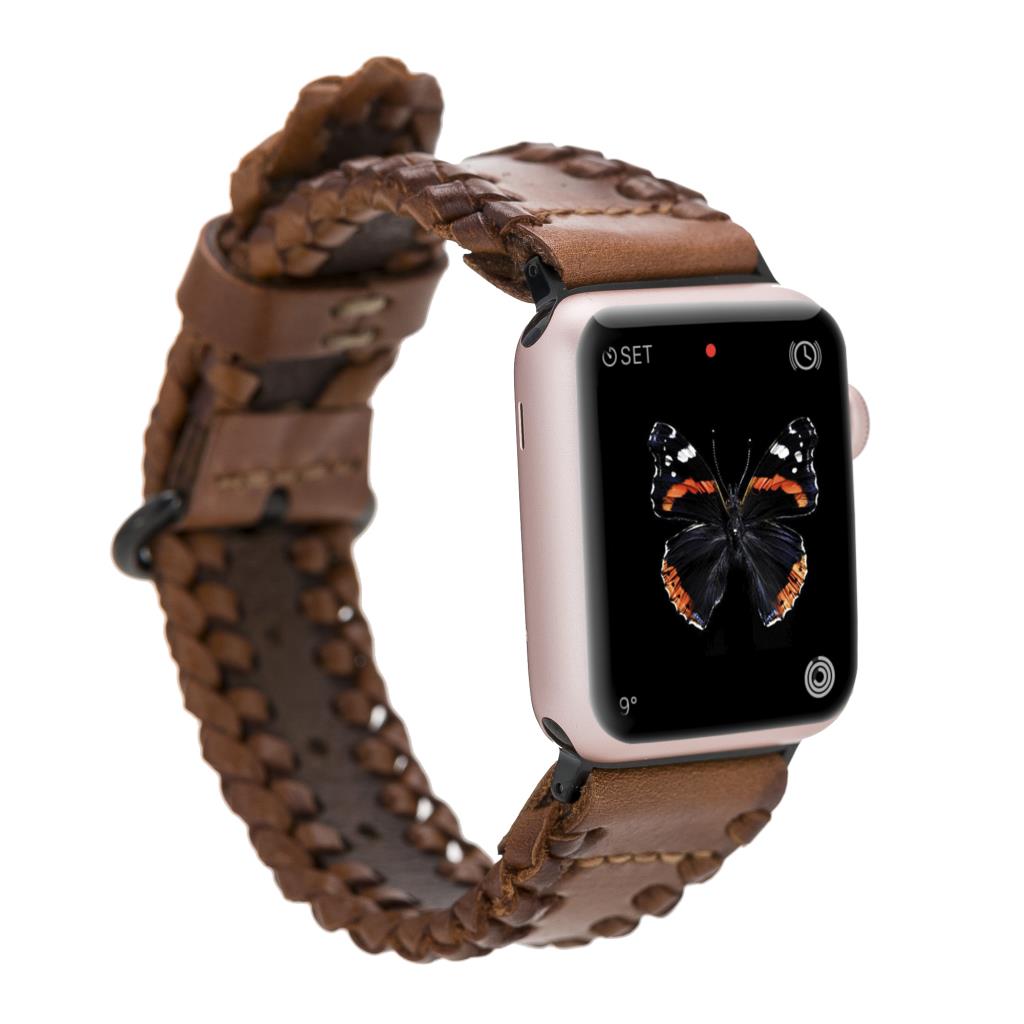 Apple Watch Uyumlu Deri̇ Kordon 42-44-45Mm Sm58 Rst2Ef