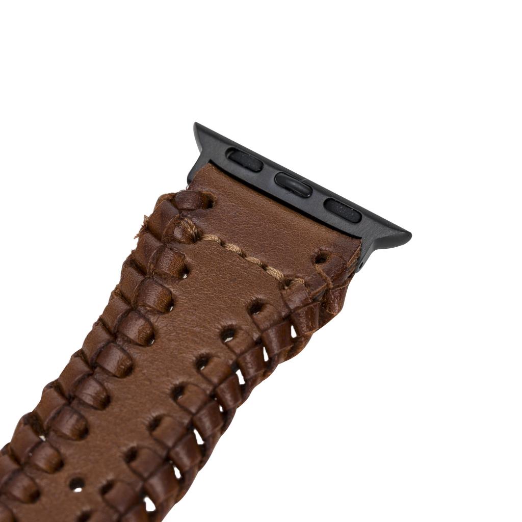 Apple Watch Uyumlu Deri̇ Kordon 42-44-45Mm Sm58 Rst2Ef