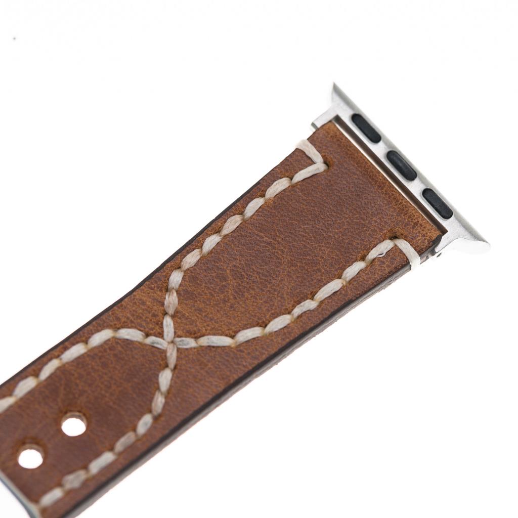 Apple Watch Uyumlu Deri̇ Kordon 42-44-45Mm V18 Dani̇el