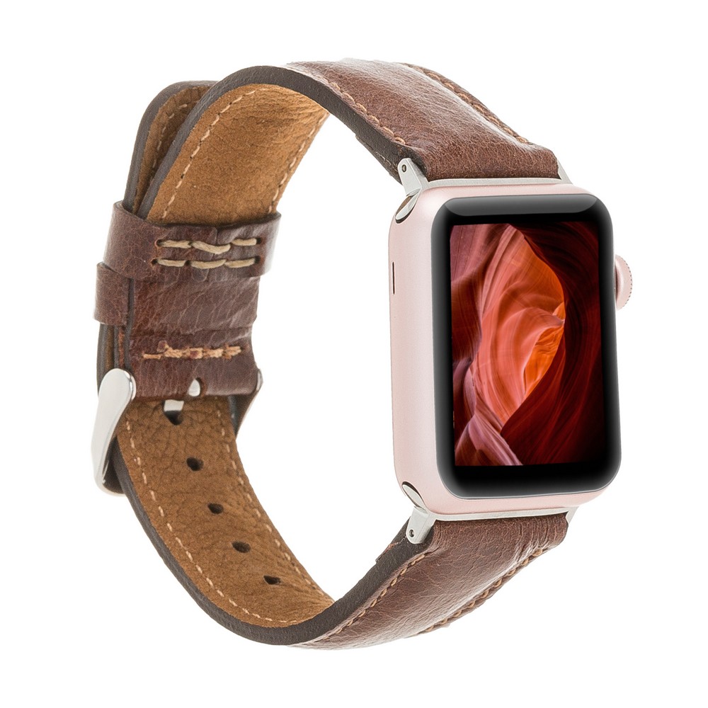 Apple Watch Uyumlu Deri̇ Kordon 42-44-45Mm Vs5
