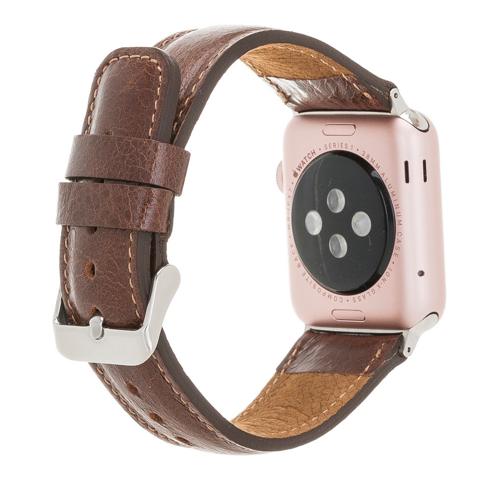 Apple Watch Uyumlu Deri̇ Kordon 42-44-45Mm Vs5