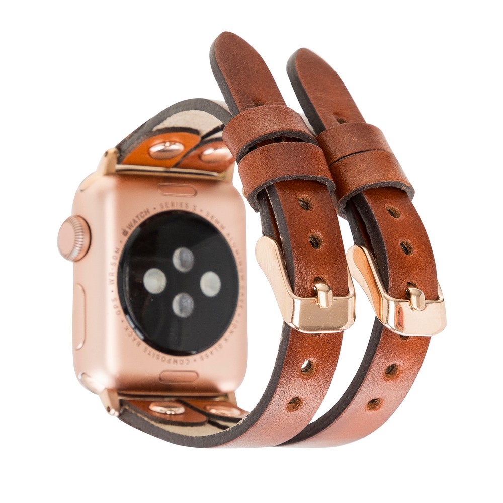 Apple Watch Uyumlu Deri̇ Kordon Ely Double Tour Rst2Ef